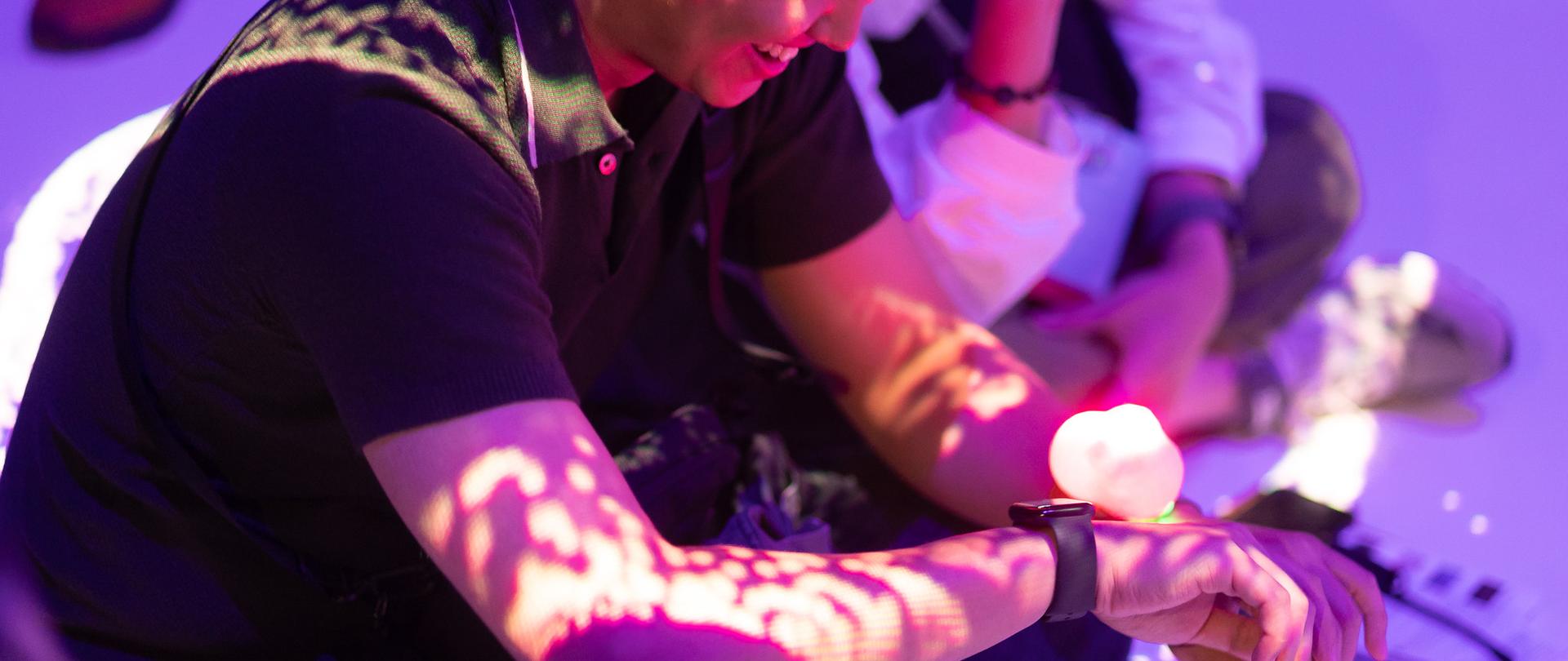 Deep Sync presentation in the Deep Space 8K.